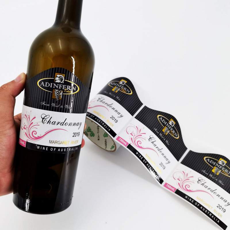 Wine bottle label roll 2 -800